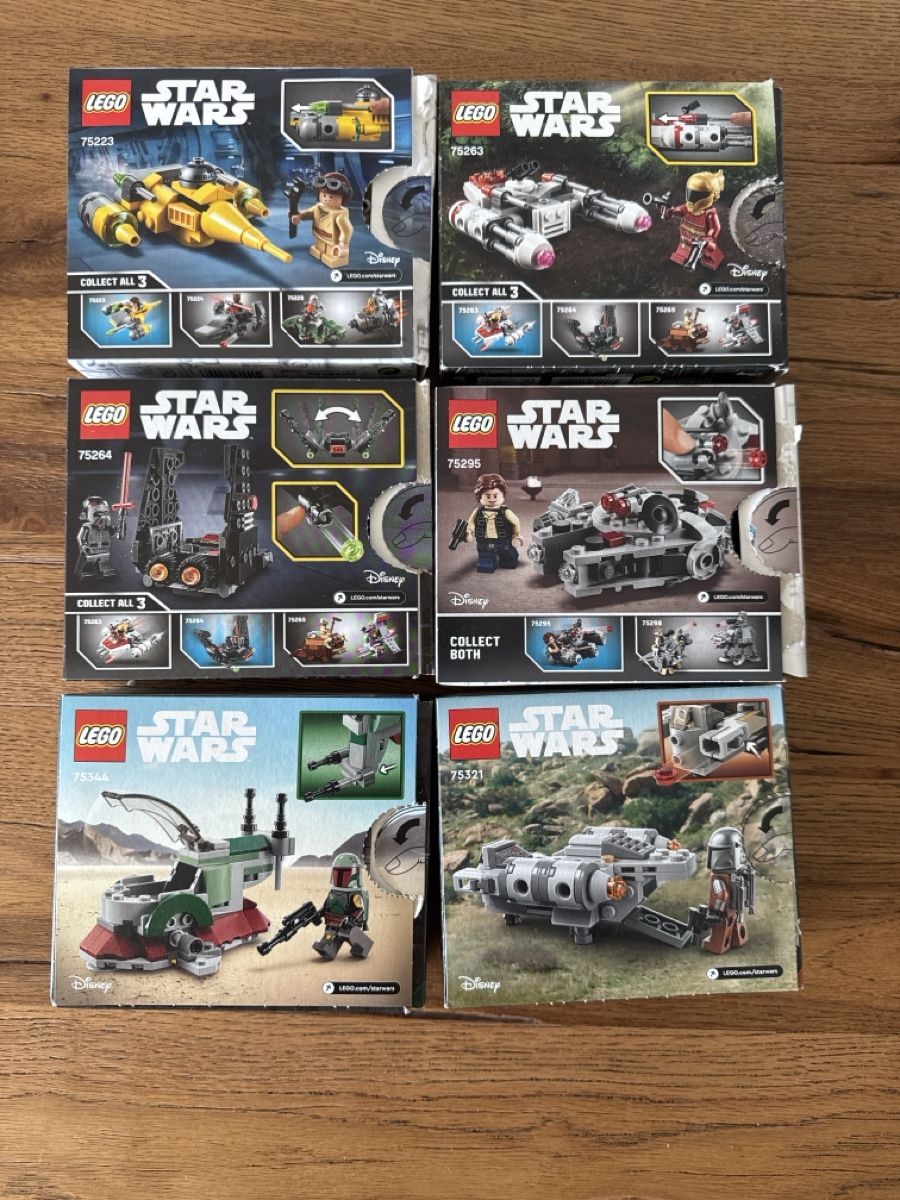 Lego Kit di costruzioni: LEGO Star Wars Microfighters 6er Set Konvolut – Usato da Lenzburg venduto da eyworld 1