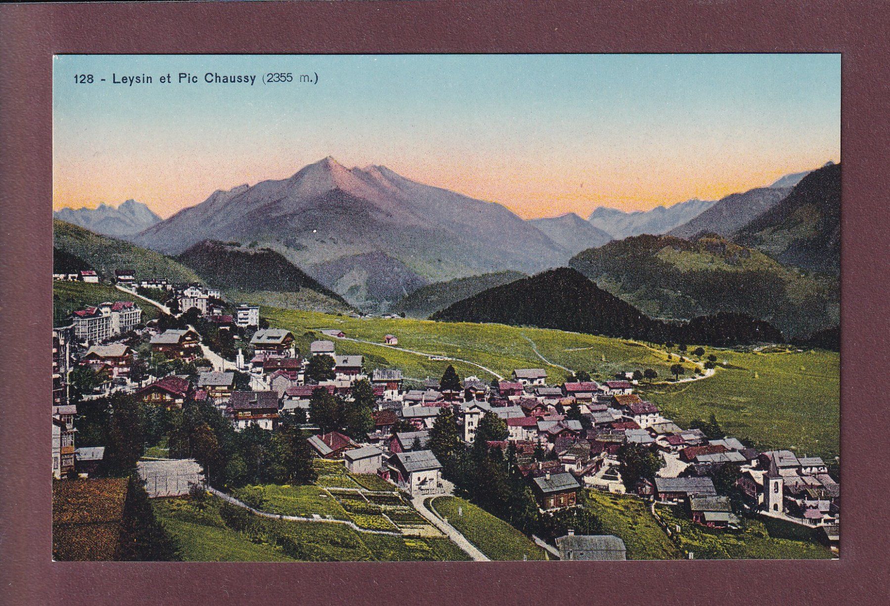 Cartes postales: LEYSIN - Pic Chaussy – D'occasion à Pully par nicecards