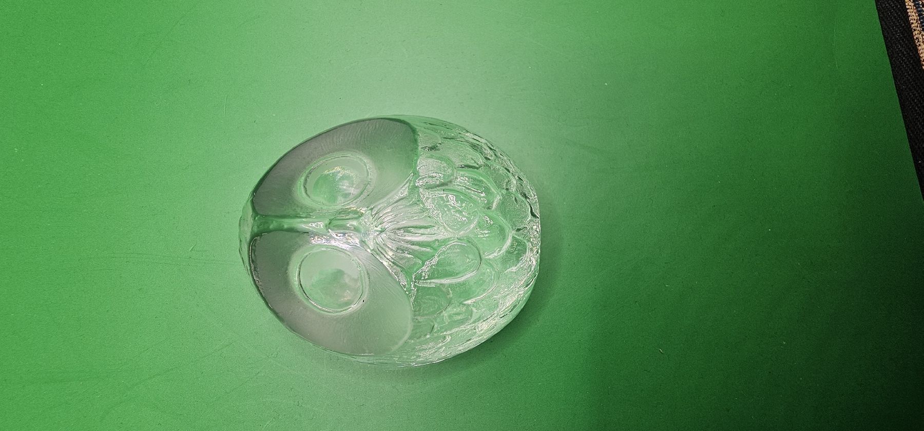 Statuette: Mats Jonasson Signed Crystal Eule Paperweight Figur – Usato da Zürich venduto da Daniela51 1