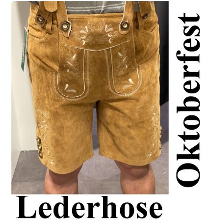 S NEU 139Fr Rissberg Lederhose Oktoberfest Wanderhose Dirndl