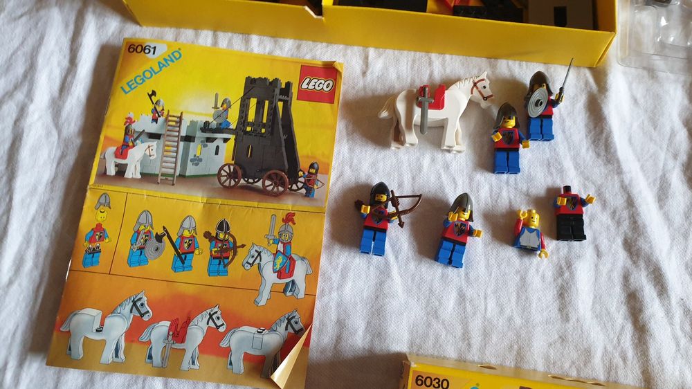 LEGO System Castle Ritter Burgen 6061 6030 6022 80er 90er (Gebraucht ...