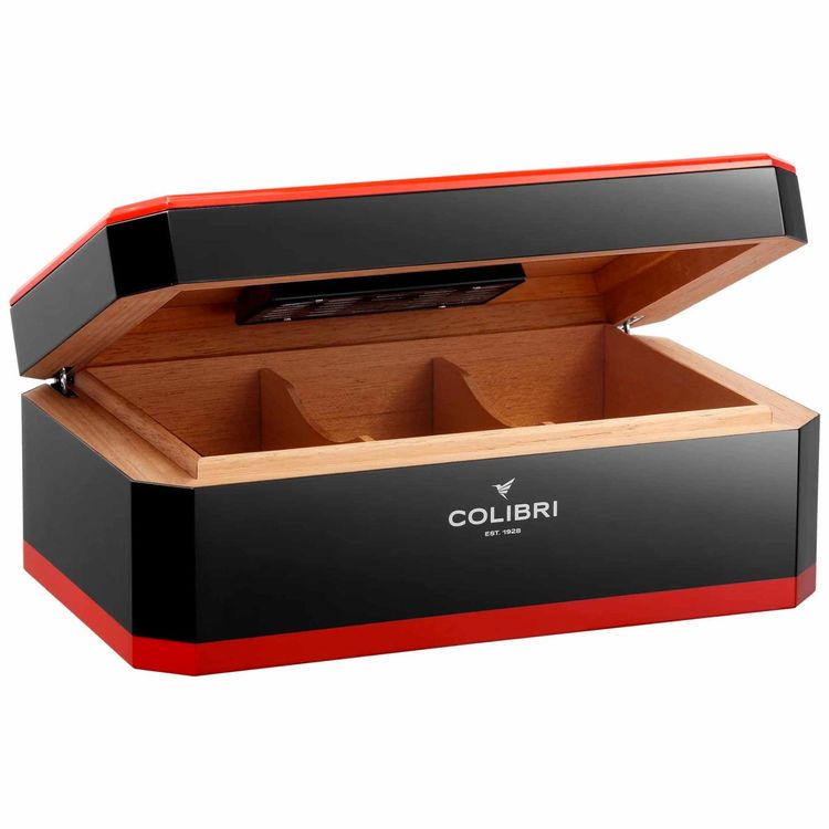 Colibri Humidor Rally schwarz/rot (Neu und originalverpackt) in ...