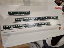 Märklin 43369  Leichtstahlwagen-Set  mit LED beleuchtet