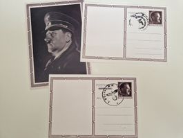 Deutsches Reich Postkarten Adolf Hitler NACHDRUCK