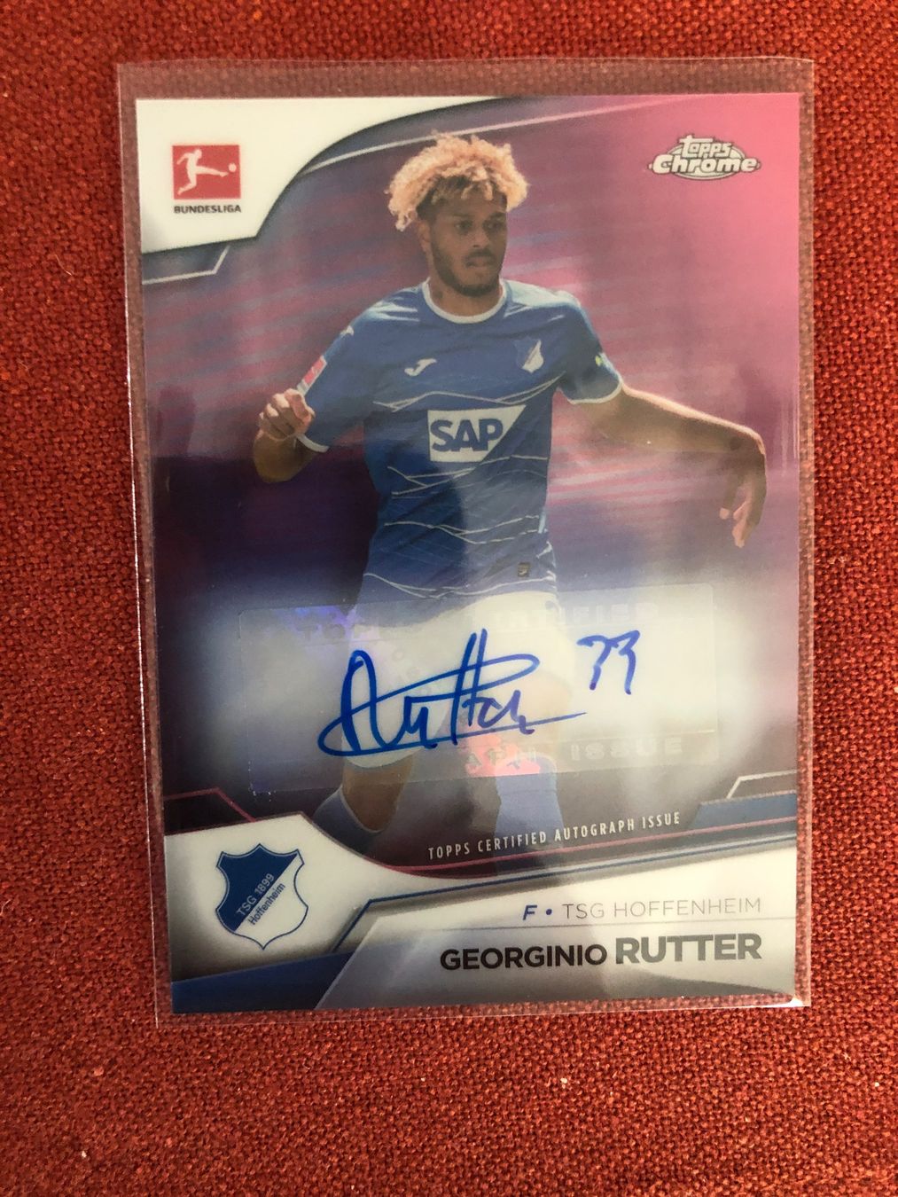 Topps Carte collezionabili: Topps Chrome Georginio Rutter Autogramm /75 – Usato da Wangenried venduto da Garagara