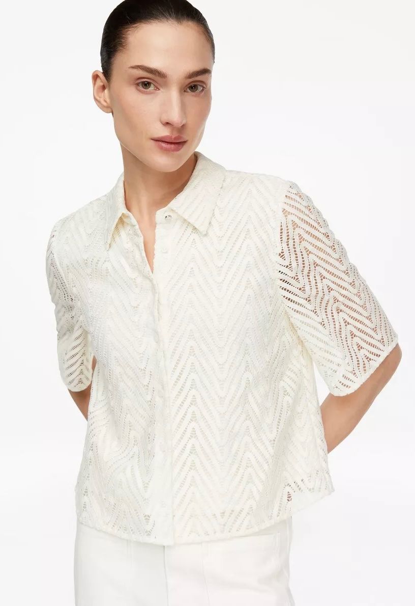 Comma Blusen: Comma Damen Bluse Weiss Spitze neuwertig – Neu und originalverpackt aus Luzern von Sommer_26 1