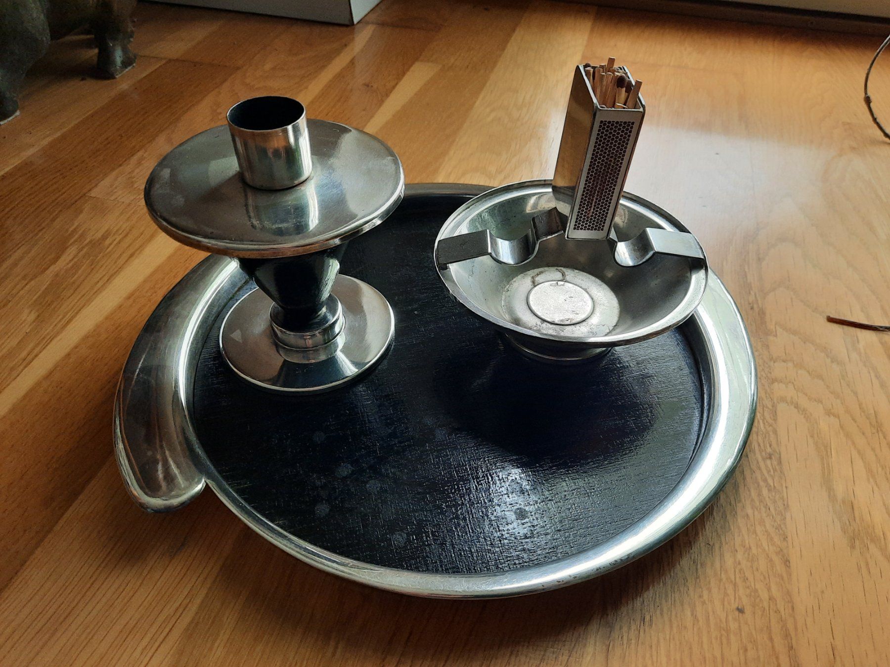 Portacandele: Art Deco, Tablar, Kerzenständer, Aschenbecher – Usato da Luzern venduto da Namruk01
