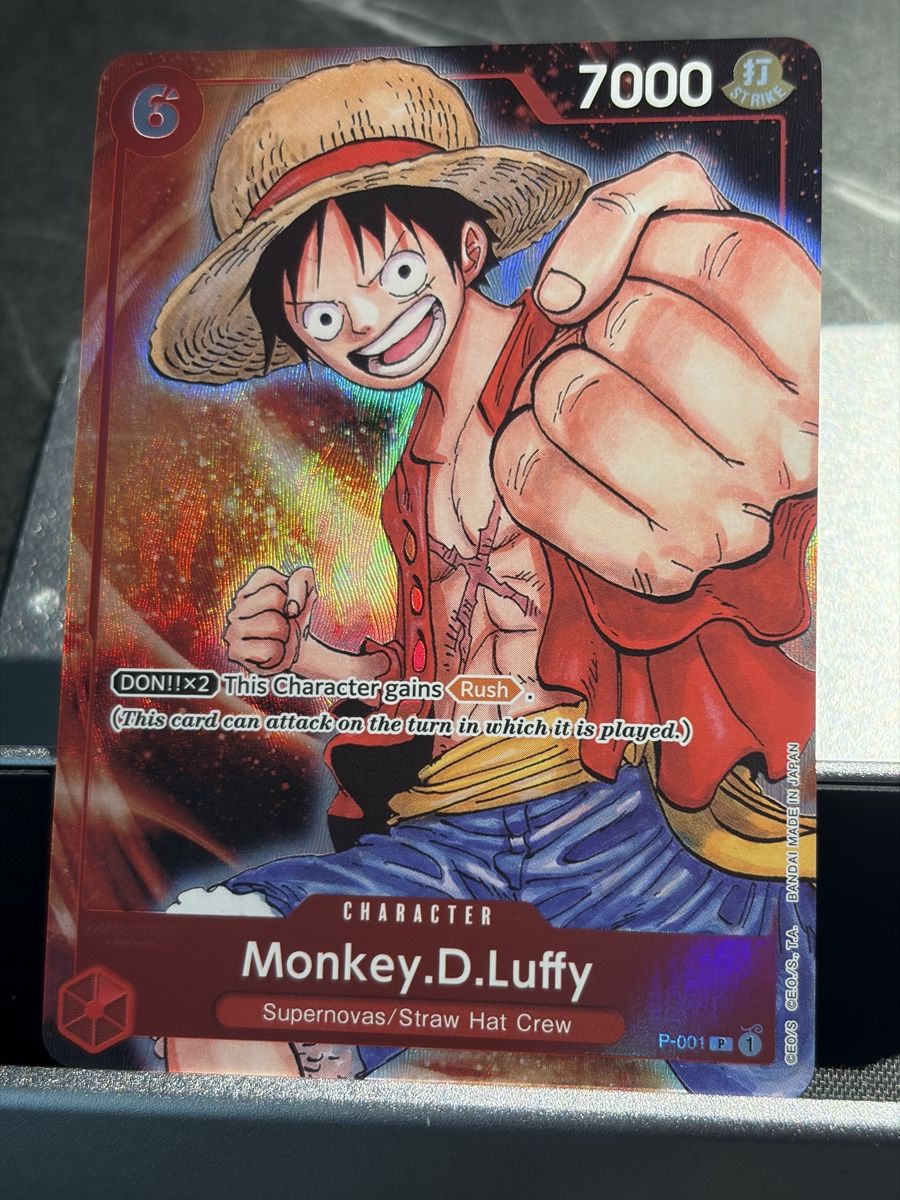 Bandai Carte collezionabili: One Piece P-001 Monkey.D.Luffy, Englisch – Nuovo (secondo la descrizione) da St. Gallen venduto da cambitcg