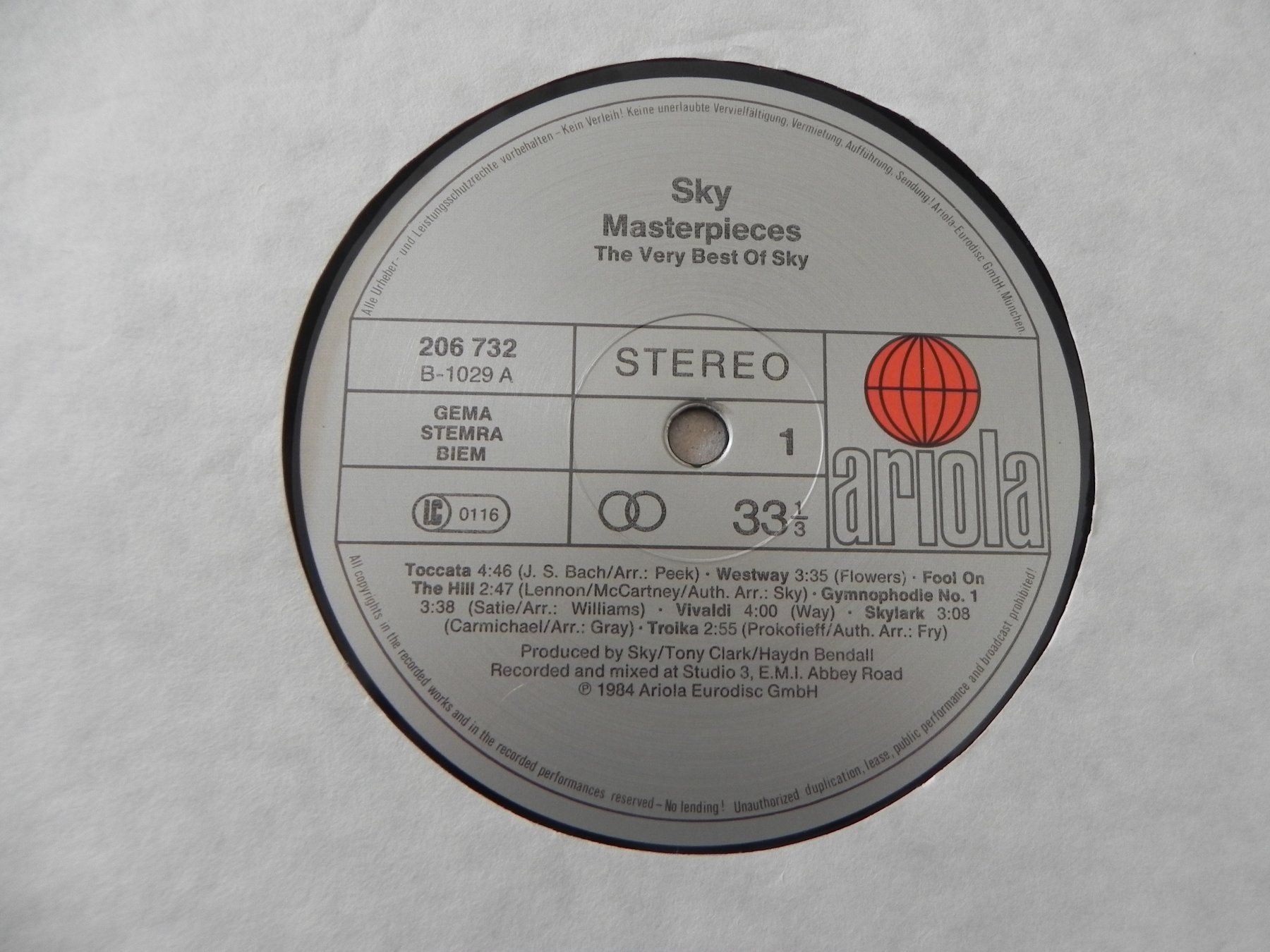 Dischi in vinile: LP brit. Prog. Rock Sky The very Best – Usato da Siebnen venduto da krimsie 3