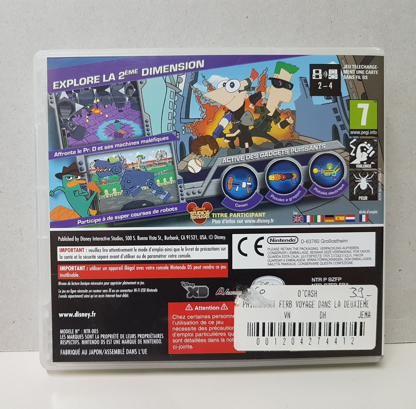 Nintendo Spiele: Phineas & Ferb Quer durch die 2. Dimension  DS – Gebraucht aus Schüpfheim von Games_Spielkonsolen 3