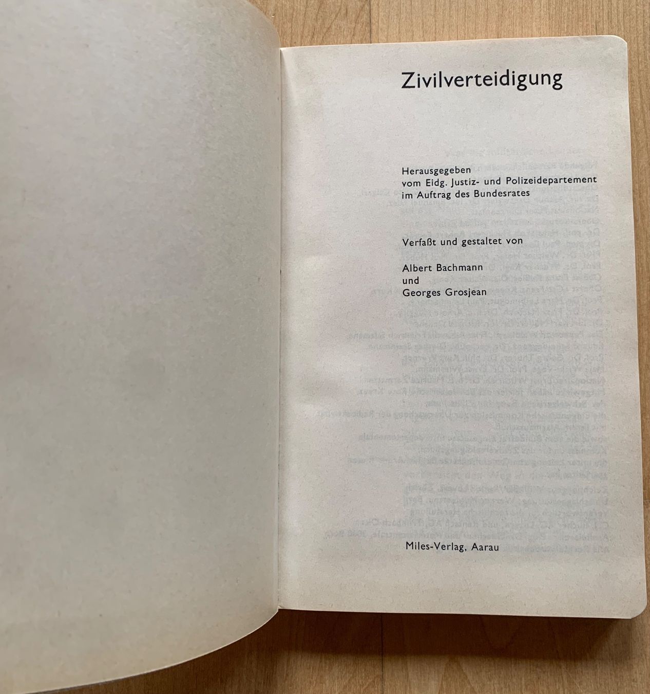 Libri: Büchlein Zivilverteidigung – Usato da Goldingen venduto da Bergler012 1