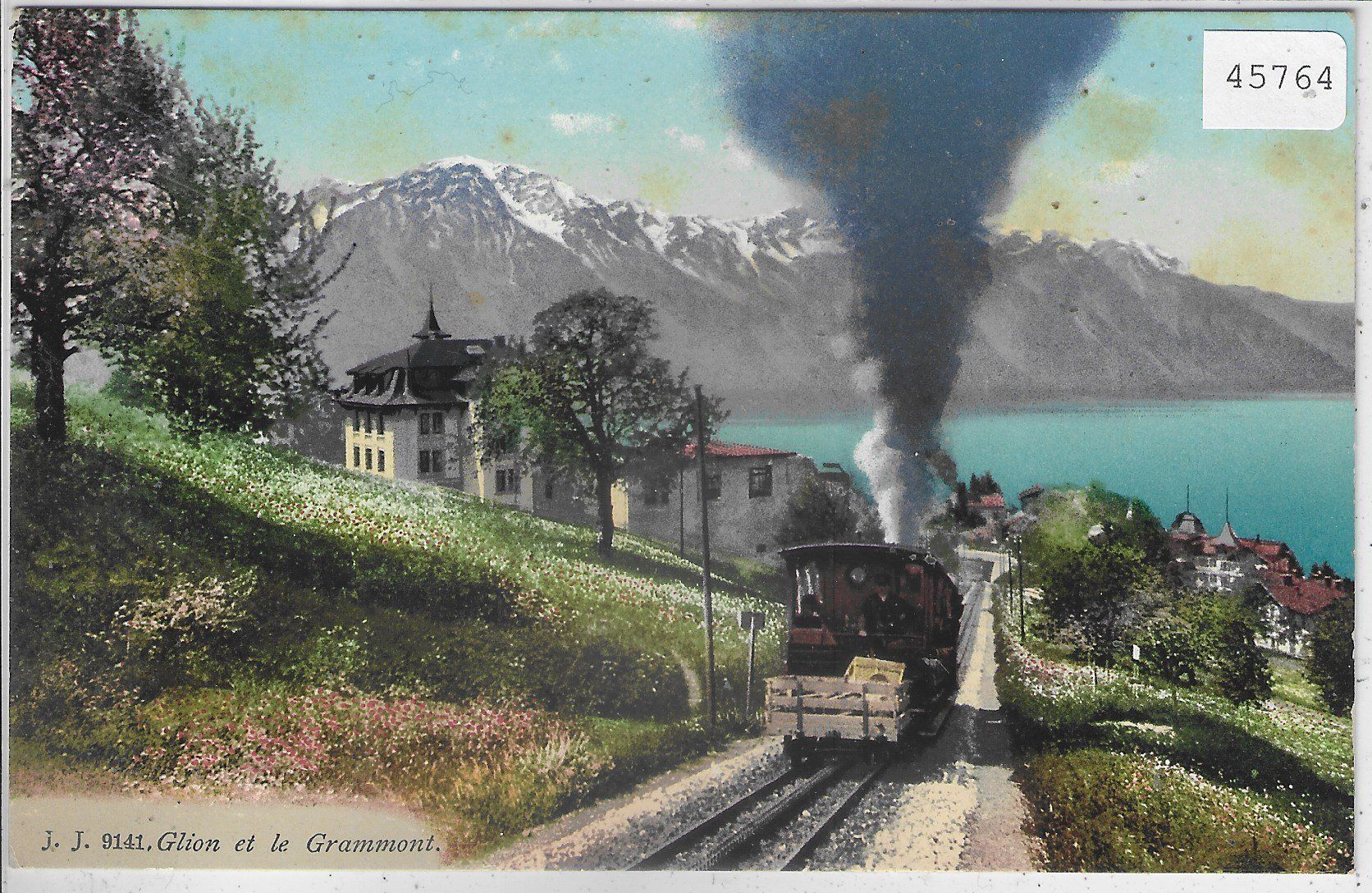 Cartoline postali: Glion et le Grammont - Litho – Difettoso da Ettingen venduto da Kartenplanet