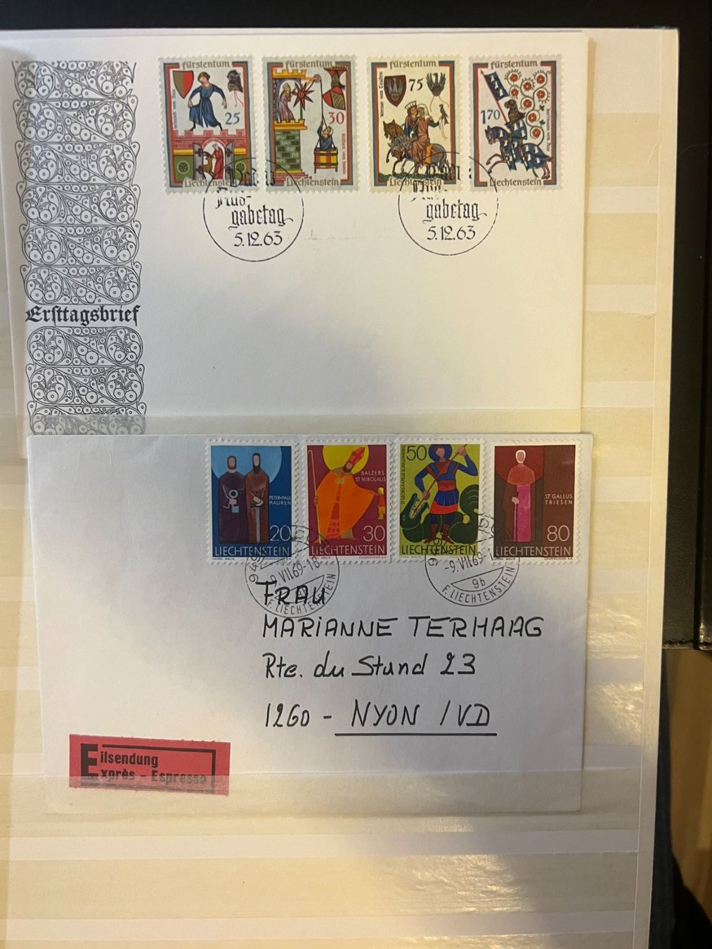 Tutti i francobolli: () 138 timbres Liechtenstein ** & oblitérés – Usato da Lausanne venduto da ffhoud 5