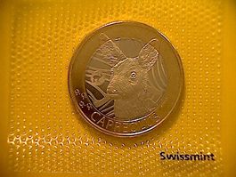 Gedenkmünze 10 Fr. - Reh - 2019
