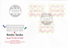1995 Automatenmarken Nat. Briefmarkenausstellung Mustermesse
