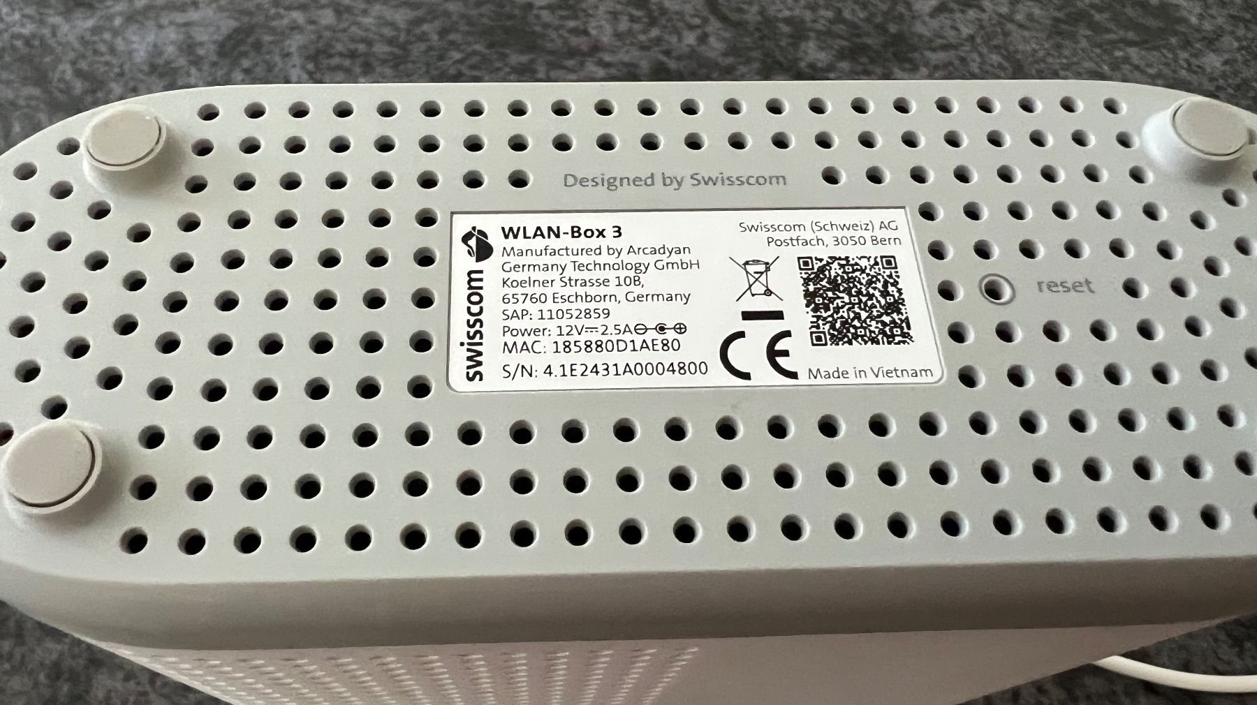 Amplificatori: WLAN-Box 3 Swisscom – Usato da Münchenbuchsee venduto da dani1113 2