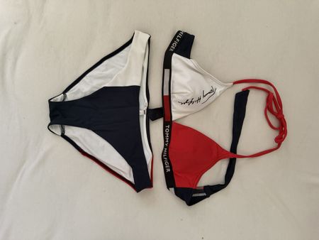 Bikini Tommy Hilfiger rot-weiss-blau Grösse S wie neu