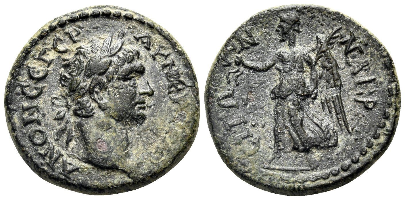 Tutti le monete: Lydia. Nakrasa. TRAJAN bronze coin (98-117 AD) – Usato da La Sarraz venduto da classicworldcoins