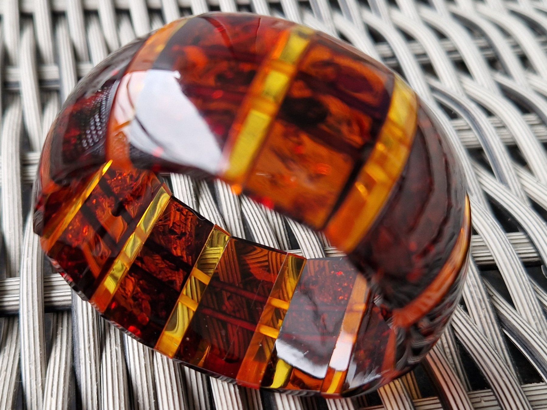 Bracciali & Braccialetti: Bracelet Ambre véritable 2 couleurs – Nuovo e nell'imballaggio originale da Pully venduto da Andalous