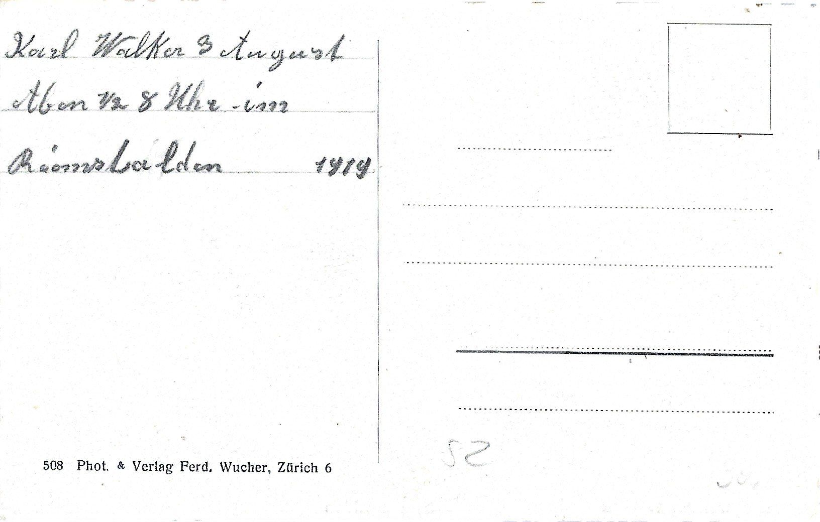 Cartoline postali: Wirtschaft Th. Gisler     Riemenstalden – Usato da Bütschwil venduto da Jackson1A 1