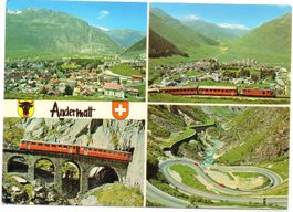 ANDERMATT Urnerloch Furka-Oberalp-Bahn und Schöllenenbahn