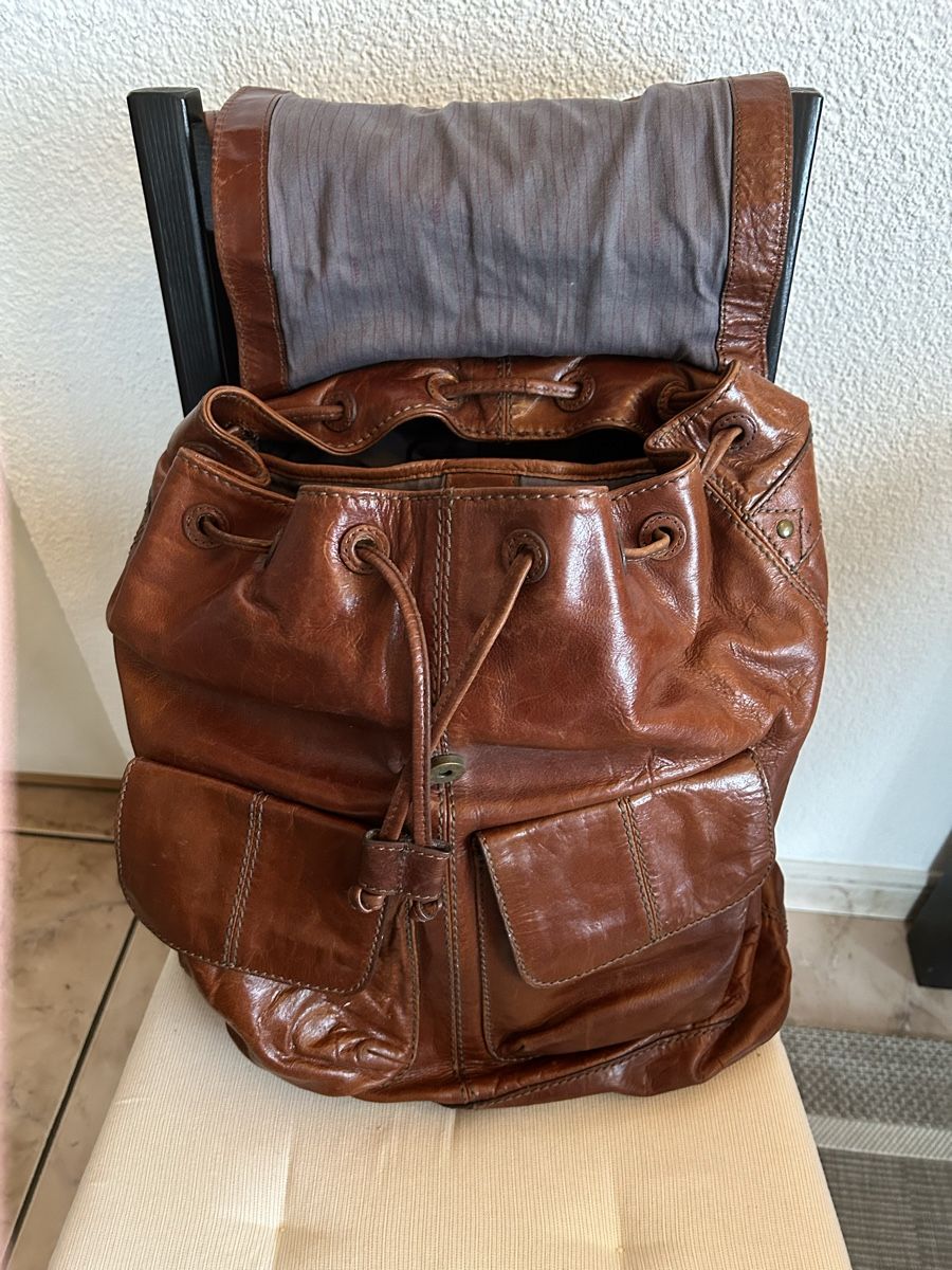 Zaini: FOSSIL Lederrucksack – Usato da Mollis venduto da blue23 1