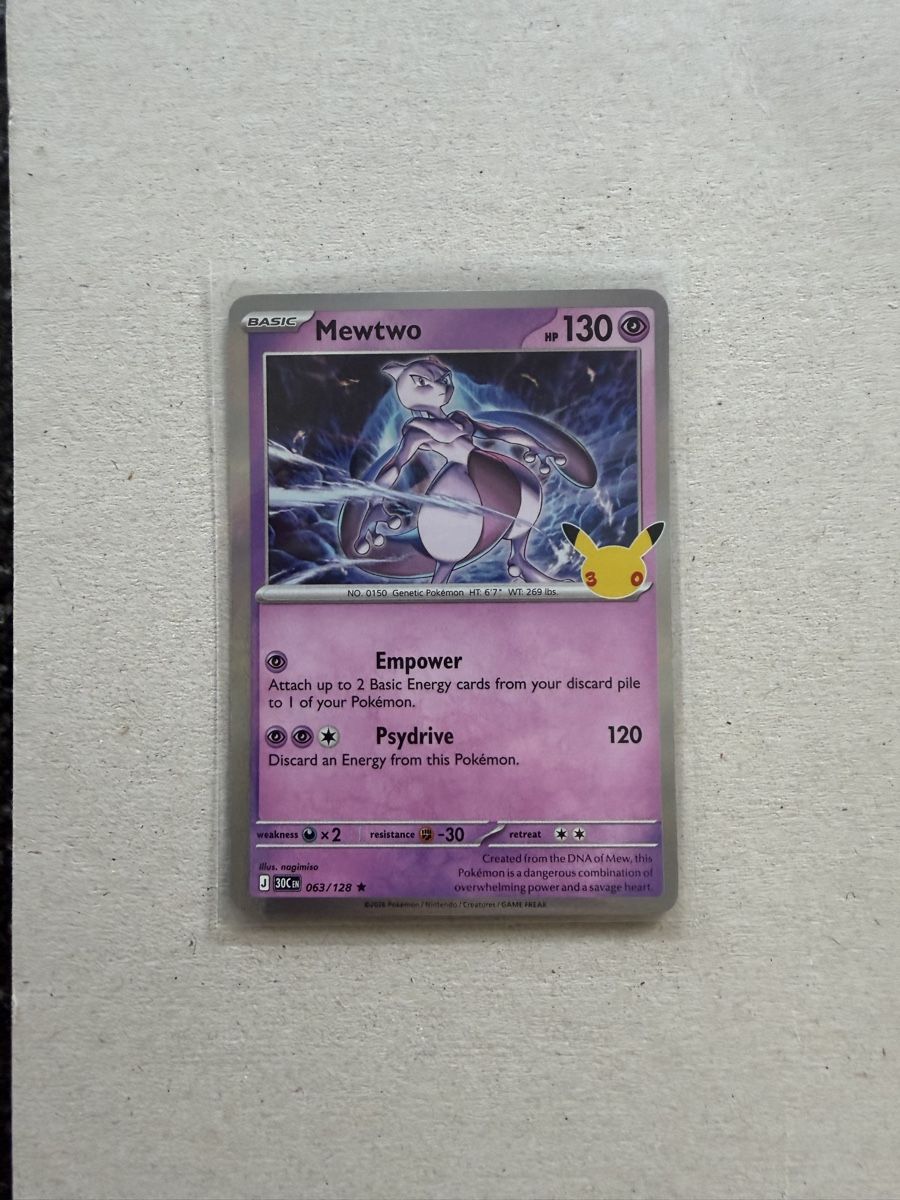Pokémon Sammelbilder & Trading cards: Mewtwo Pokemon 30th Celebration – Neu (gemäss Beschreibung) aus Näfels von Faiden