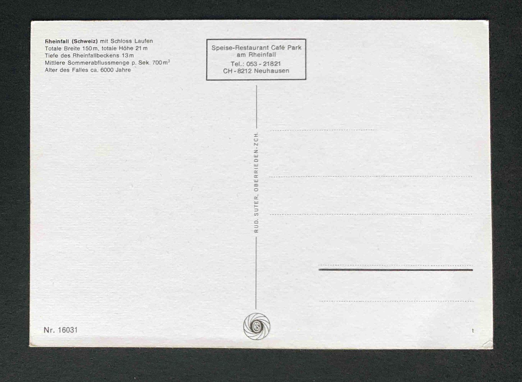 Cartoline postali: AK Rheinfall mit Schloss Laufen – Usato da Goldau venduto da artelier1 1