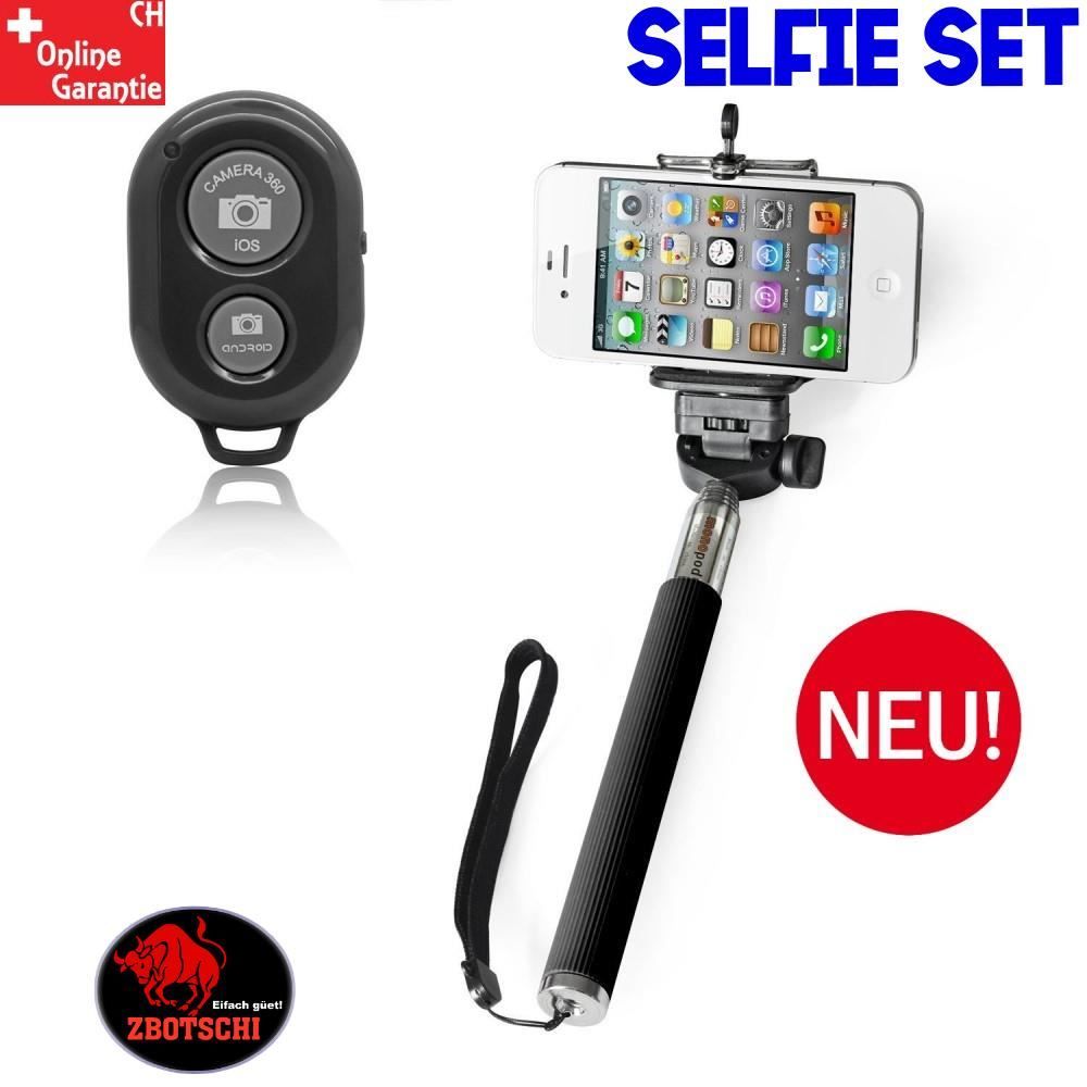 Altro: Selfie Set Teleskop Tripod Bluetooth – Nuovo e nell'imballaggio originale da Visp venduto da zbotschi
