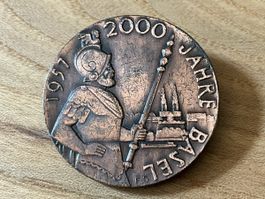 Plakette 2000 Jahre Basel 1957