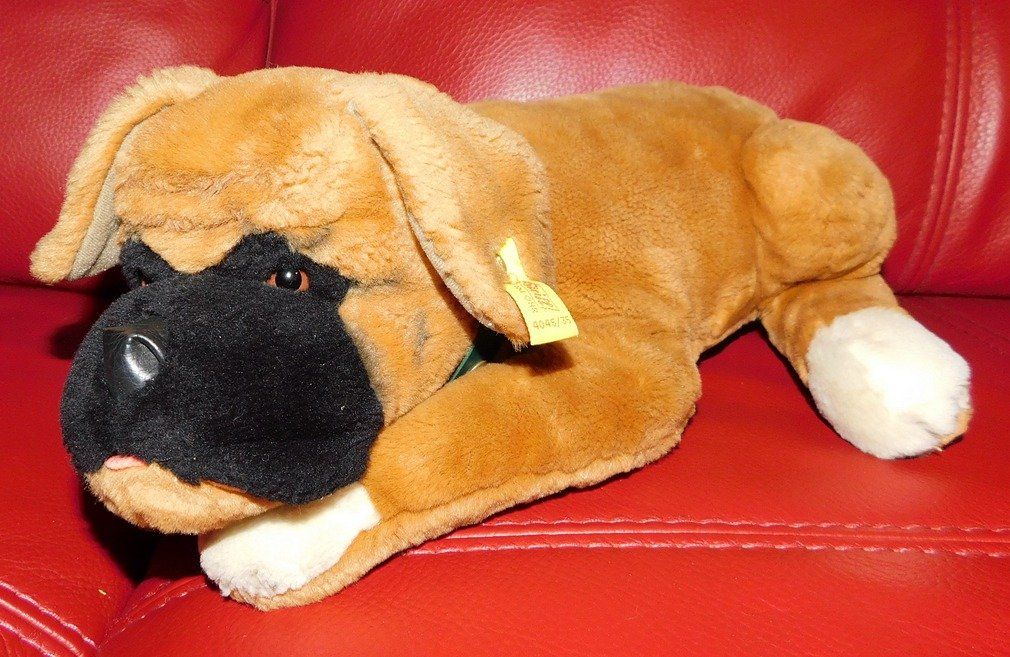 Steiff Giocattoli: Steiff, Boxerhund – Usato da Villnachern venduto da Schnugelchen