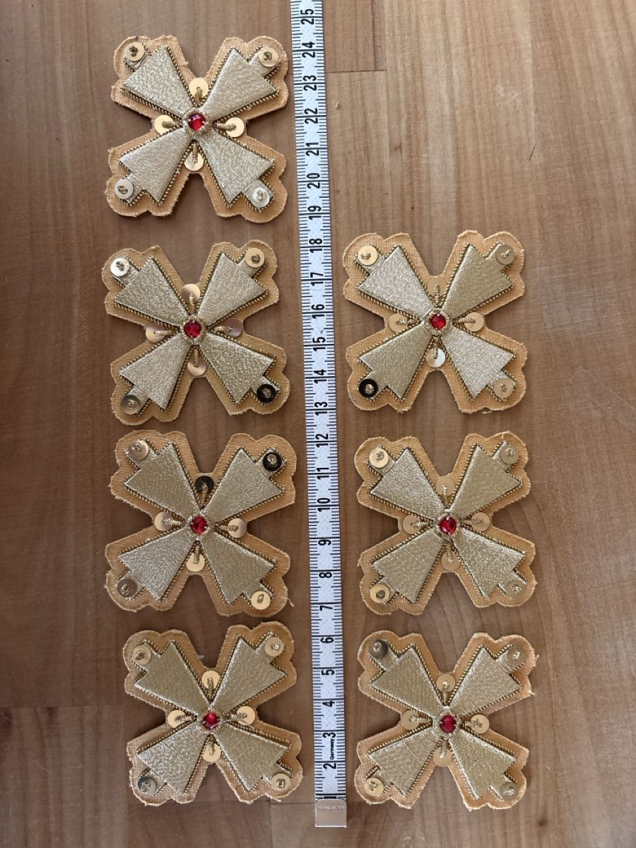 Placchette & Badge: Kreuz Emblem bestickt auf Karton – Nuovo (secondo la descrizione) da Rümlang venduto da SchumBru10