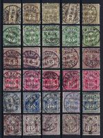 LUXUS Vollstempel Lot Ziermuster