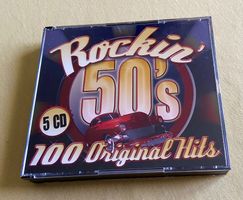 5 CDs Rockin‘ 50‘s • 100 Original Hits • Oldies • Boxset