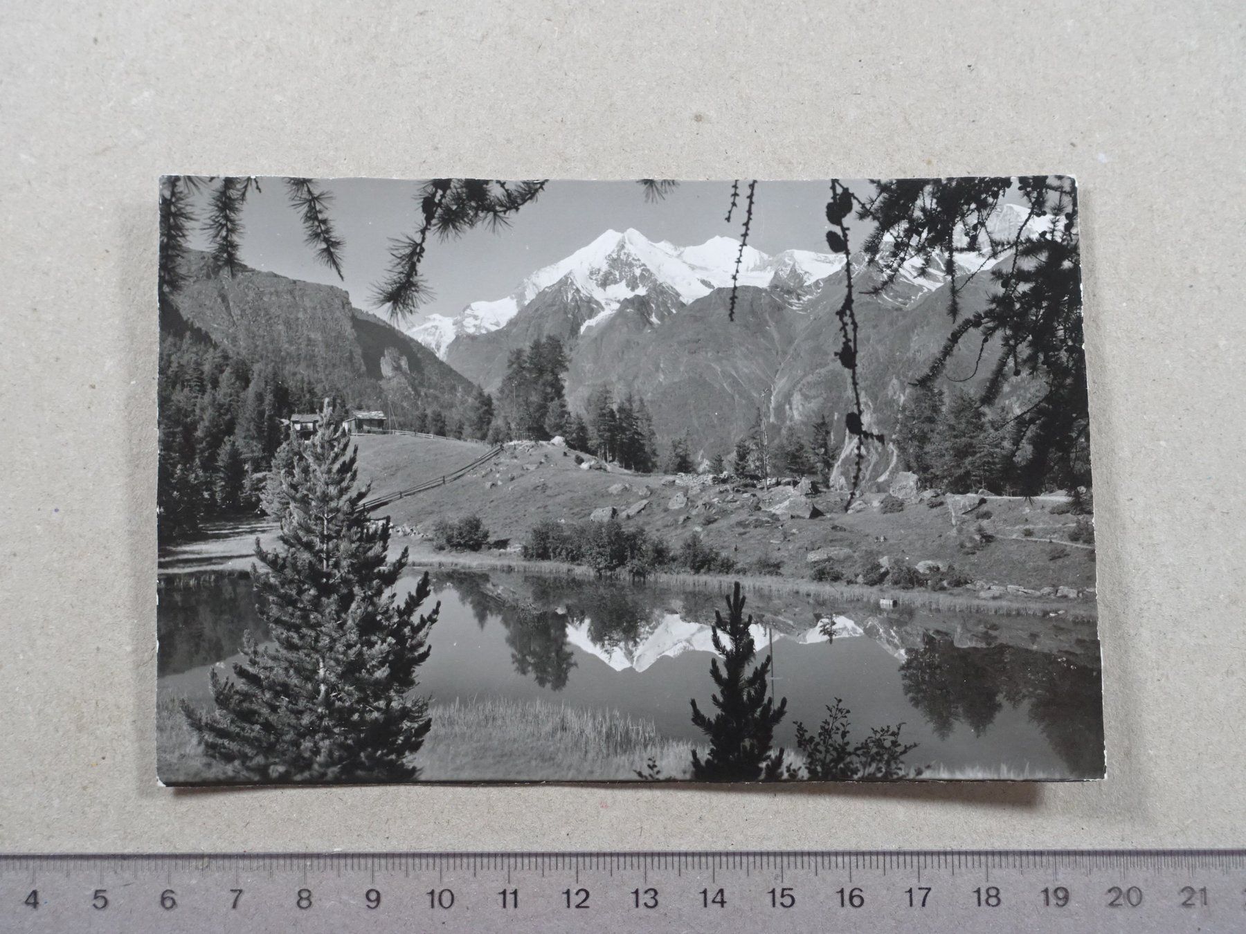 Cartoline postali: Grächen, 1957 – Usato da Lenzburg venduto da fh1