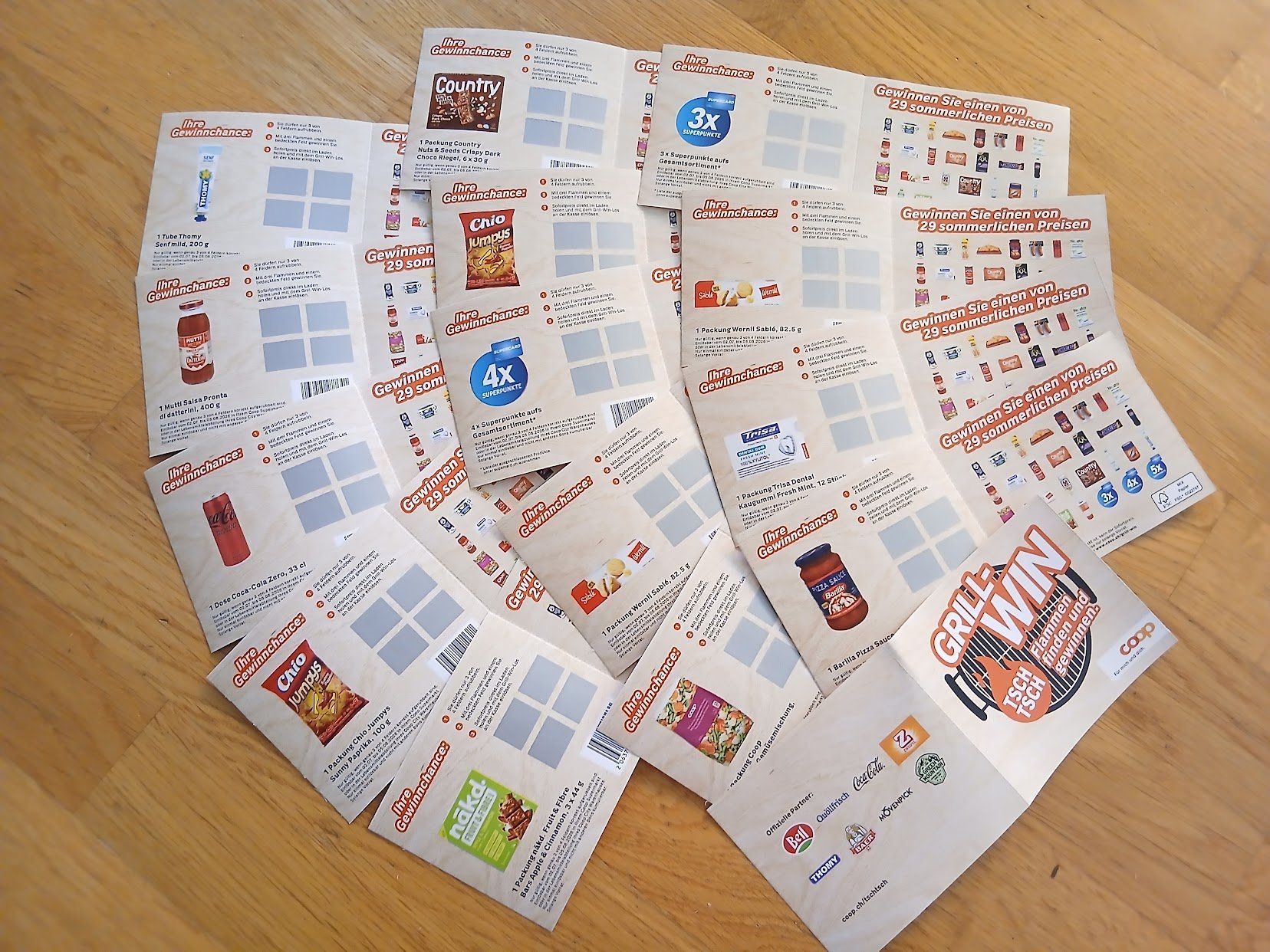Coop Timbres & points: 15 Stk. Grill-Win Coop – D'occasion à Dübendorf par Fip05