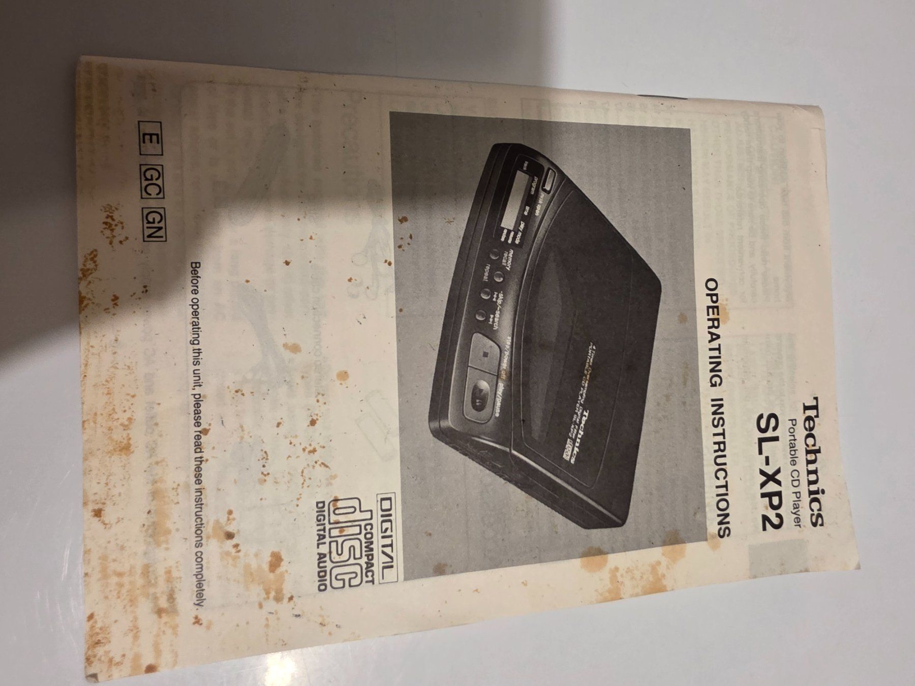 Lettore multimediale portatile: Technics SL-XP2 CD Player + Netzteil & Audiokabel – Usato da Root venduto da dam_k55b 2