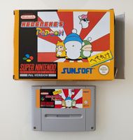 SNES Spiel Hebereke's Popoon Sunsoft PAL Version