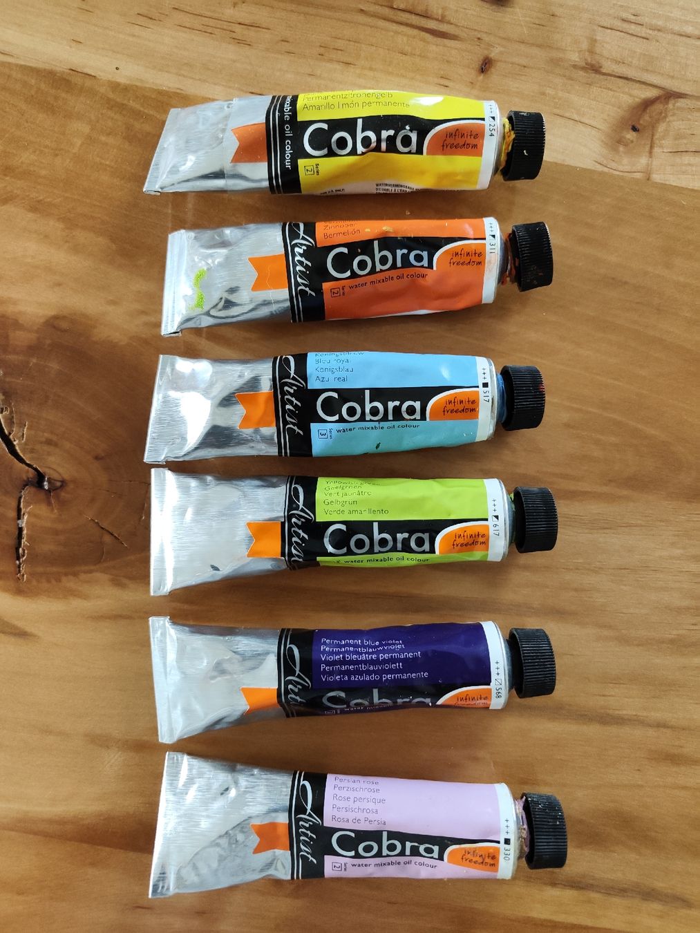 Colori: Cobra Ôlfarben diverese 40ml – Usato da Niederbuchsiten venduto da melhir
