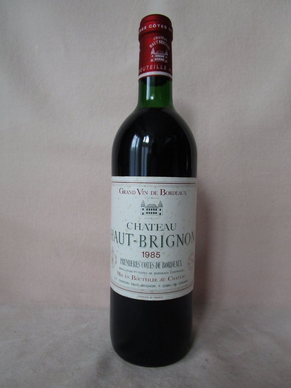 Wein: 1985 Chateau Haut-Brignon, Bordeaux – Neu (gemäss Beschreibung) aus Eschenbach SG von brocovin