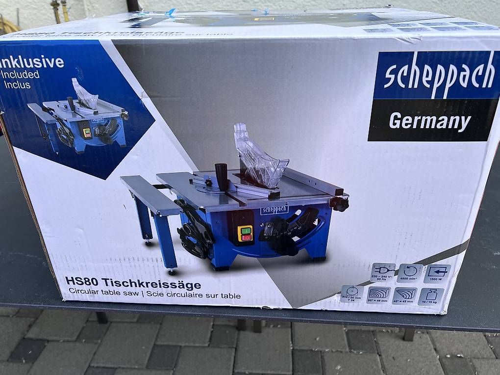 Sägen: Tischkreissäge Scheppach  – Gebraucht aus Schinznach-Bad von w.tischler
