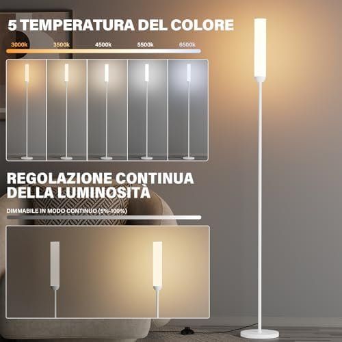 Lampade: Stehlampe Weiss – Nuovo e nell'imballaggio originale da Hundwil venduto da Pakethase 2
