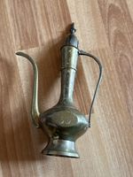 Antike orientalische Messingkanne Höhe 28 cm