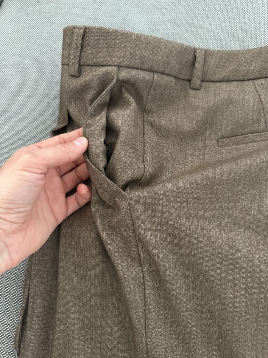Pantaloni: Braune Stoffhose Gr. 40, warm & elegant – Usato da Winterthur venduto da ivule2000 7