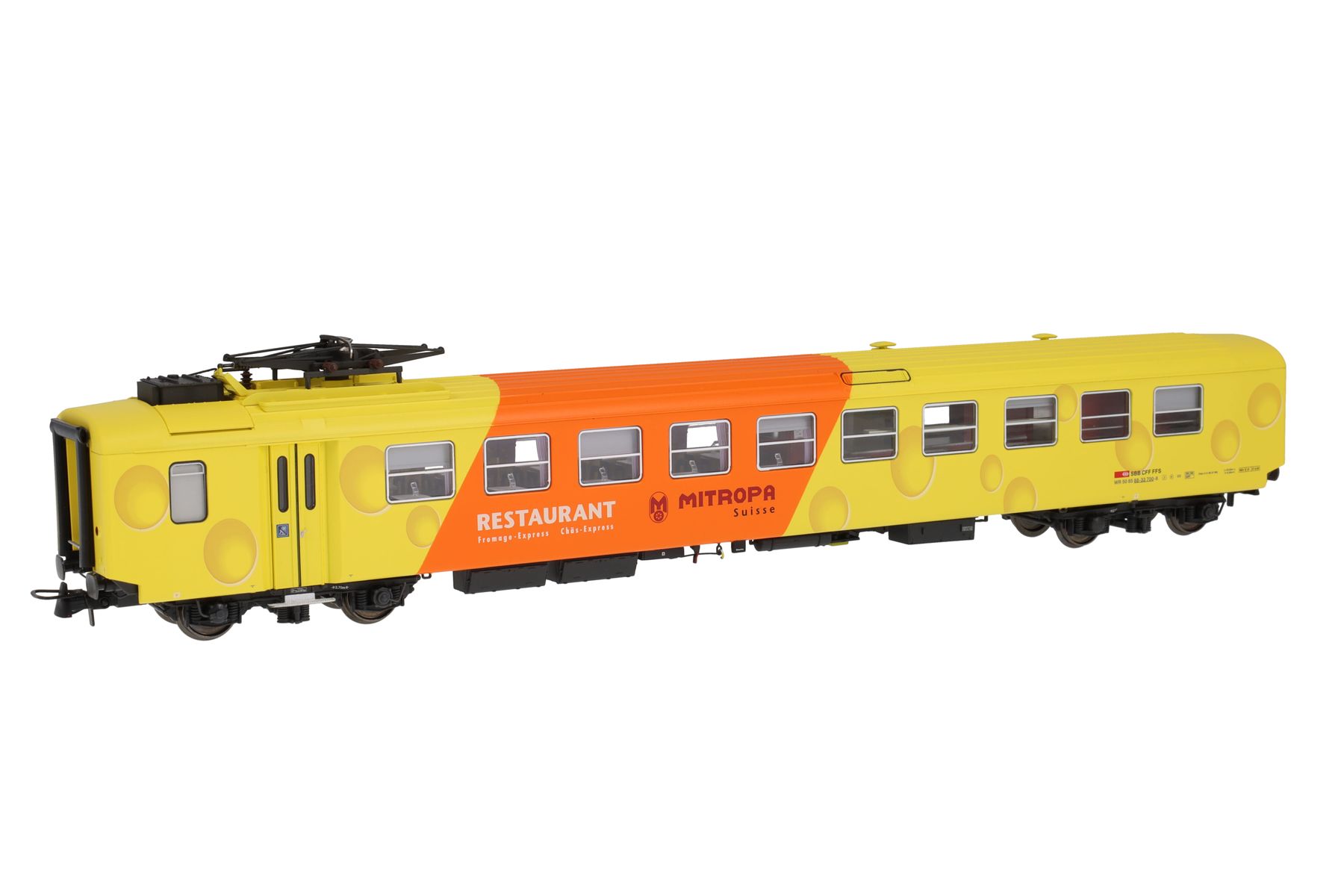 LS Models Modellini di ferrovie: LS Models 47265DC SBB CFF FFS WR Chäs-Express Mitropa – Nuovo e nell'imballaggio originale da Bremgarten AG venduto da Sportivo2007