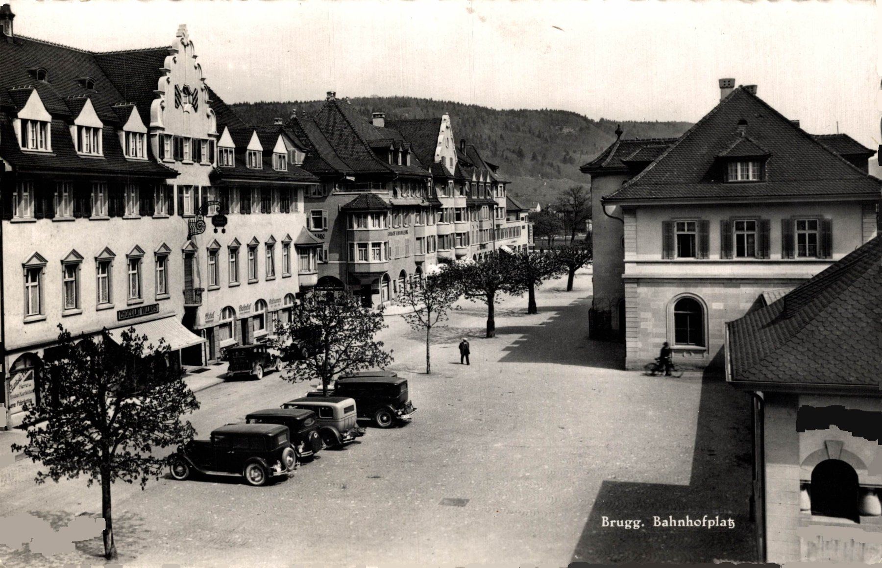 Cartes postales: Brugg. Bahnhofplatz – D'occasion à Bronschhofen par Astore