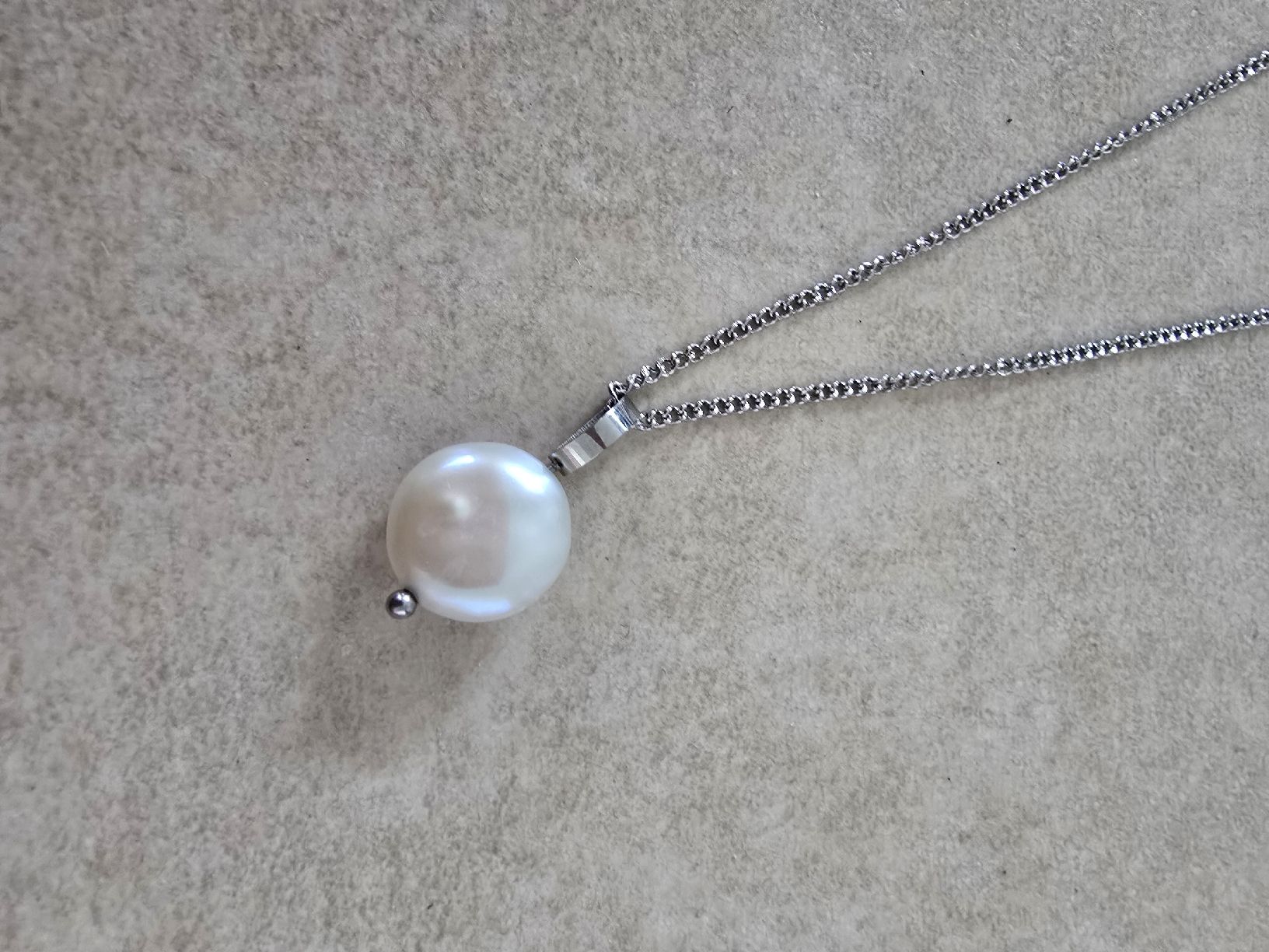 Ketten: Halskette mit Perle – Neu (gemäss Beschreibung) aus Rickenbach b. Wil von Beautiful.Things 1
