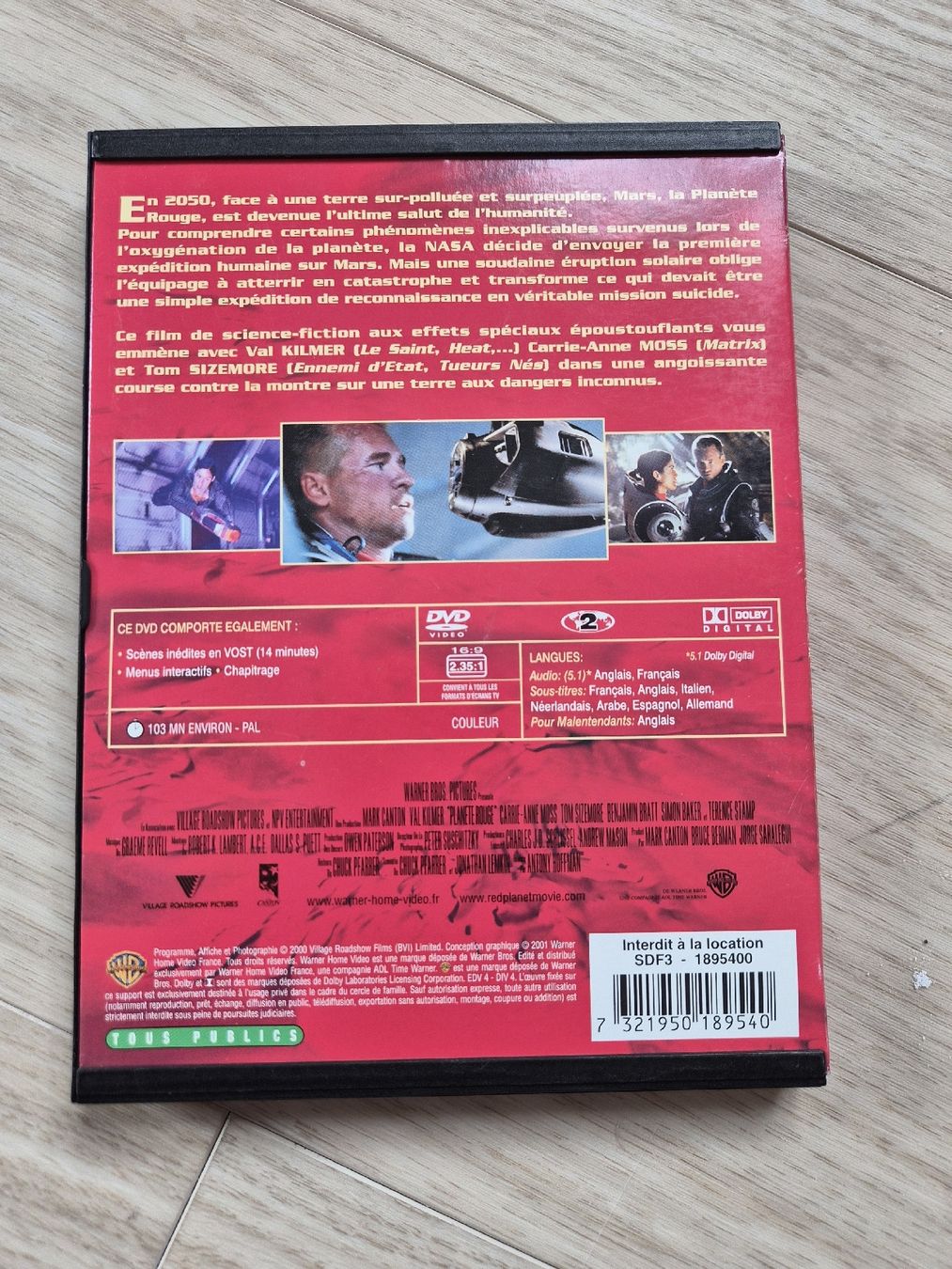 Alle DVDs: DVD Planète Rouge - Science-Fiction Culte – Gebraucht aus La Joux FR von car_ck96 2