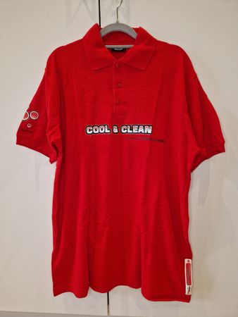 Rotes Swiss Olympic Poloshirt von Whale Switcher, G. L, Neu