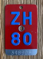 Velo Nummer ZH 80